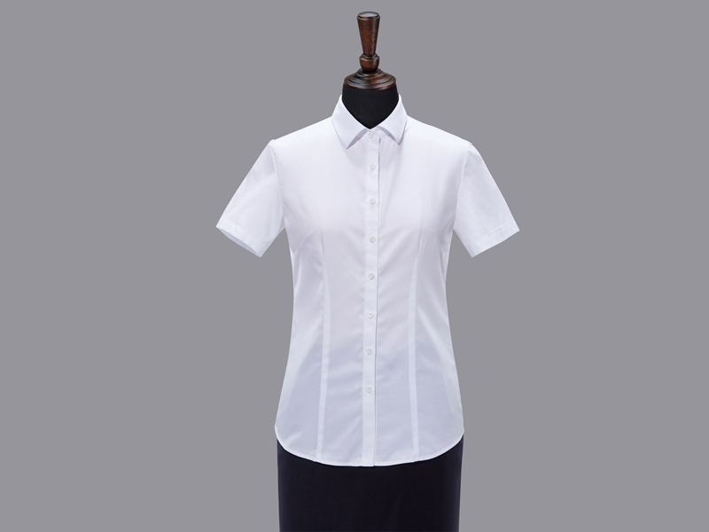 女士短袖襯衫定做
