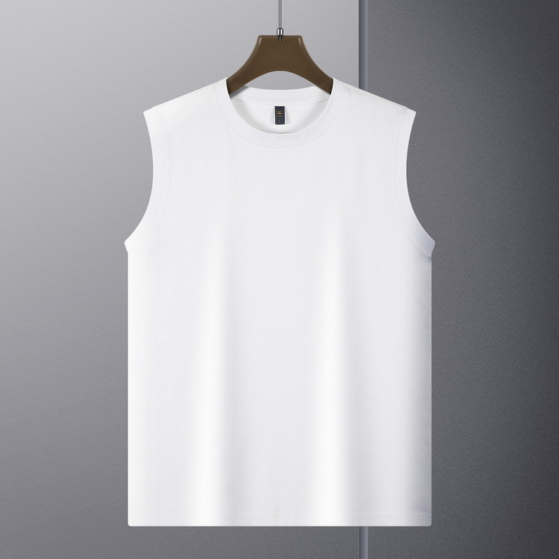 16支240克全棉無(wú)袖圓領(lǐng)T恤